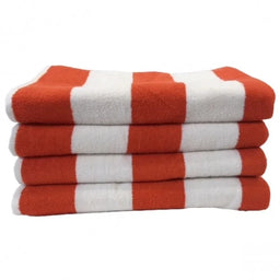 Beach Hut Pool Towel – Orange