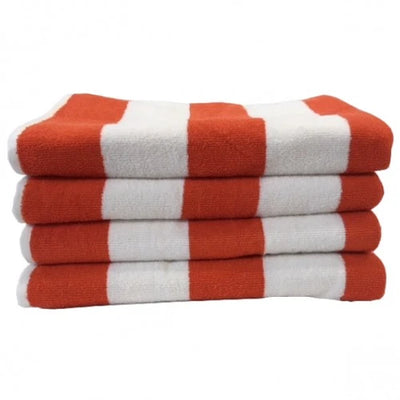 Beach Hut Pool Towel – Orange