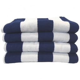 Beach Hut Pool Towel – Royal Blue
