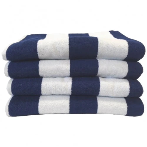 Beach Hut Pool Towel – Royal Blue