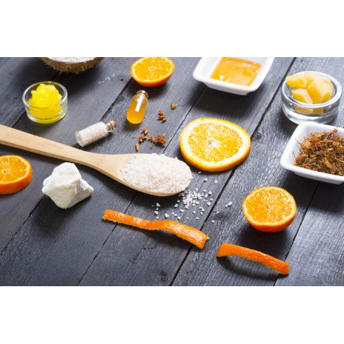 Mandarin and Bergamot Bath Salts + FREE Natural Body Srubber - Image 2