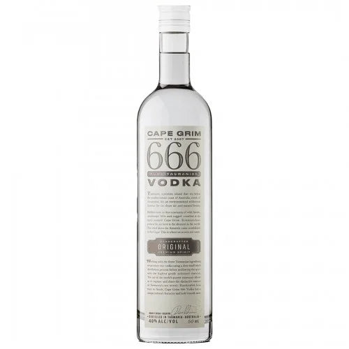 666 CAPE GRIM VODKA 50ml x 20
