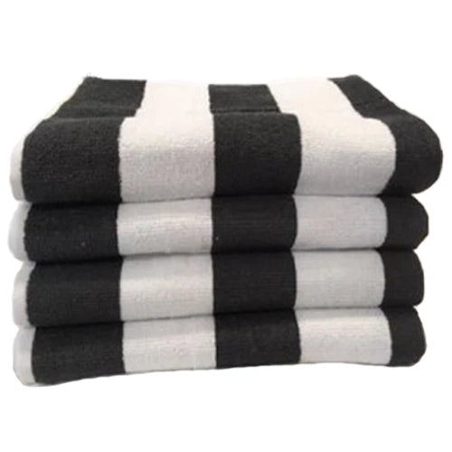 Beach Hut Pool Towel – Charcoal