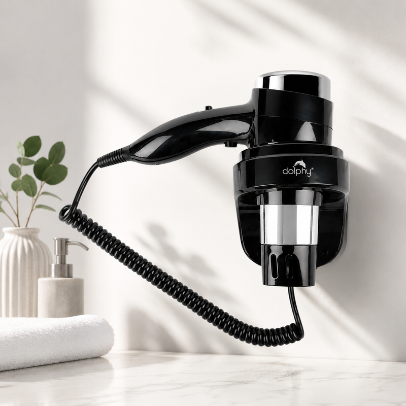 wall mounted guests hotel hair dryer