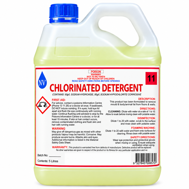 Chlorinated Detergent Liquid 5L Refill