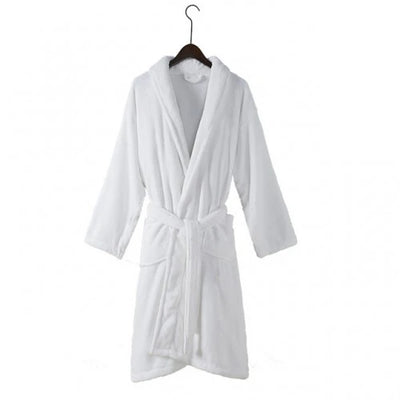 Coral Fleece Robe + FREE Black Eye Mask