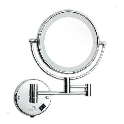 Electric Magnifying Mirror Wall-Mount Chrome