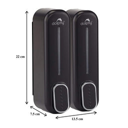 Twin Black Shower Dispenser - Image 2