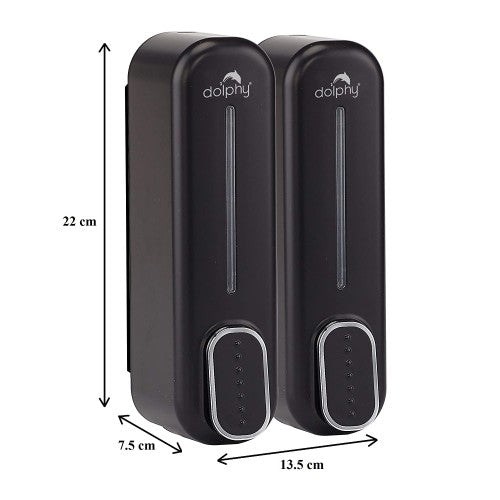 Twin Black Shower Dispenser - Image 2
