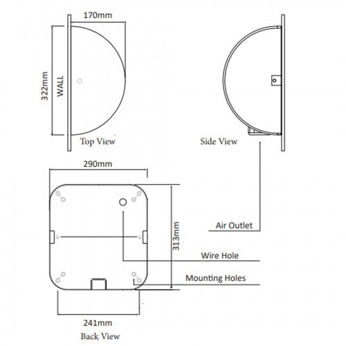 High Speed European Hand Dryer 1800W - Image 2
