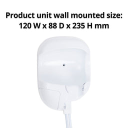 Nero Snug Wall Mountable Hairdryer