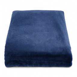 hotel navy blue blanket