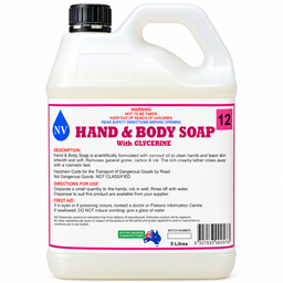 Hand & Body Soap with Glycerine 5L Refill