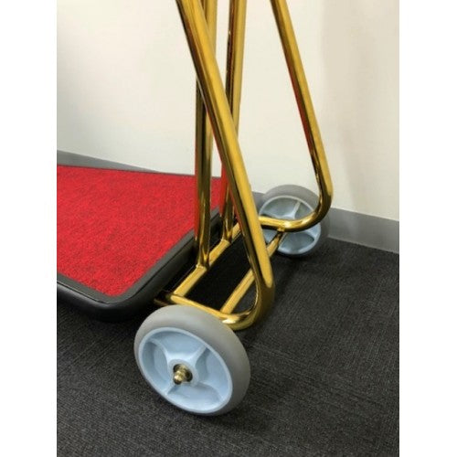 Porters Luggage Buggy - Gold Bar and Red Carpet - Image 4