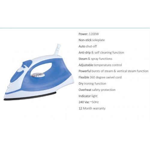 Tiffany Full Function Steam & Dry Iron - Image 4