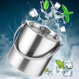 Insulated Steel Ice Bucket  1 Litre - Image 3