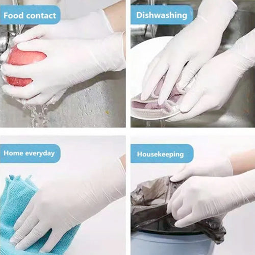 Latex Disposable Gloves (Large) - Image 3