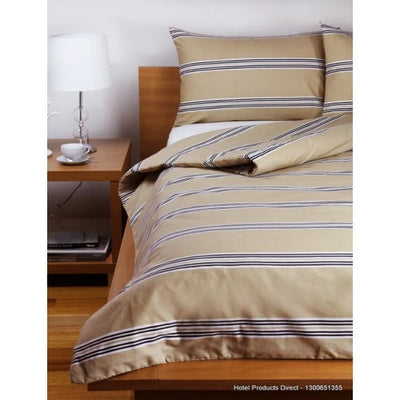 Hudson Latte Duvet Cover Set