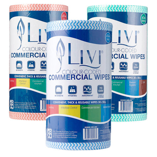 Livi Essentials Commercial Wipes 