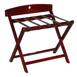 Wooden Luggage Rack - Red Mahogany - Image 4