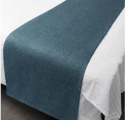 Decorative Teal bed runner