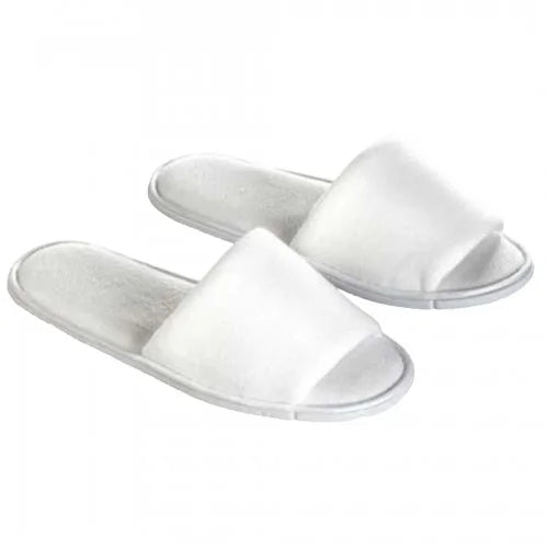 Open Toe Poly Velvet Slippers x 100