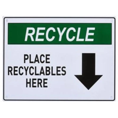 Place Recyclables Here