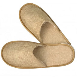 Rattan Natural Fibre Slippers x 20