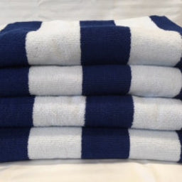 Beach Hut Pool Towel - Royal Blue - Image 2