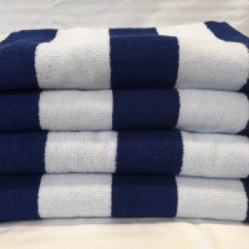 Beach Hut Pool Towel - Royal Blue - Image 2