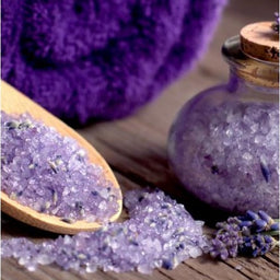 Eucalyptus & Lavender Bath Salts 1Kg + FREE Natural Body Srubber - Image 3
