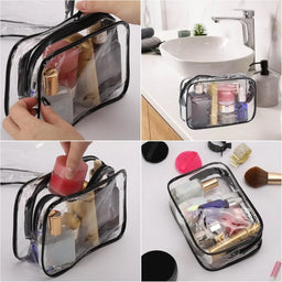 Zip Closed Toiletry Bag - Image 4