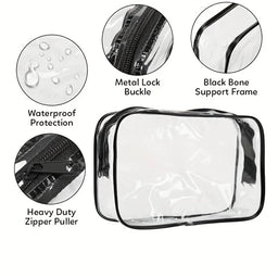 Zip Closed Toiletry Bag - Image 3