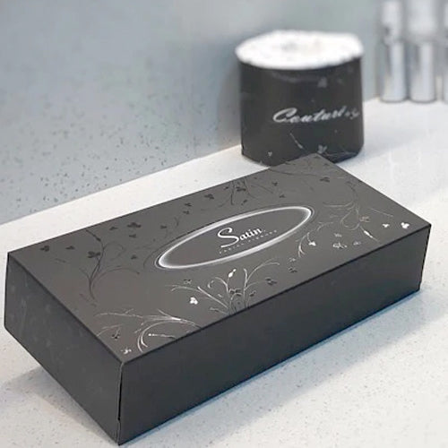 Satin Black Facial Tissues [Rectangular] - Image 3