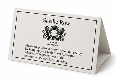 Saville Row Environmental Card