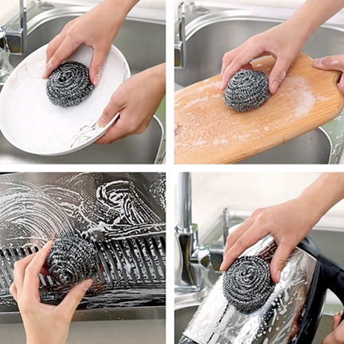 Stainless Steel Scourer - Pack of 3 - Image 3