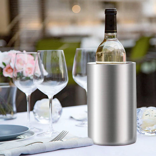 Stainless Steel Insulated Wine Cooler - Image 3