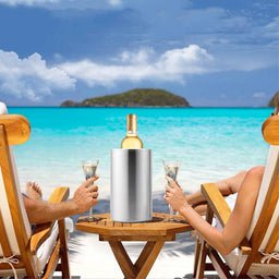 Stainless Steel Insulated Wine Cooler - Image 2