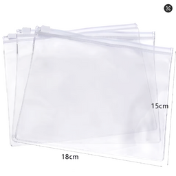 Flat Clear Cosmetic Zip Bag - Image 3