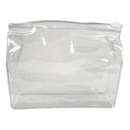 Triangle Clear Cosmetic Zip Bag