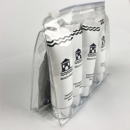 Triangle Clear Cosmetic Zip Bag - Image 3