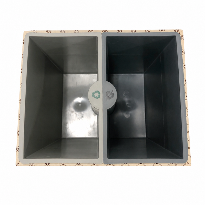 Bordeaux Twin Bin 14L