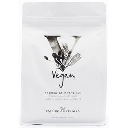 Vegan Geranium & Sage Bath Crystals + FREE Body Loofa