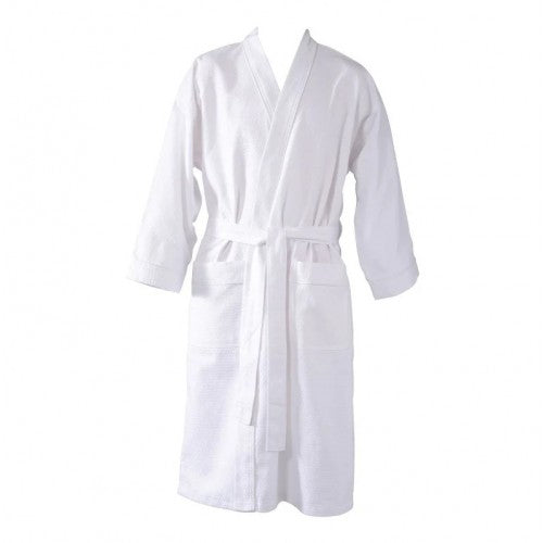 Four Seasons Diamond Kimono Waffle Robe + Free Eye Mask - Image 2