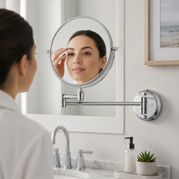 wall mounted swivel bathroom vanity mirror