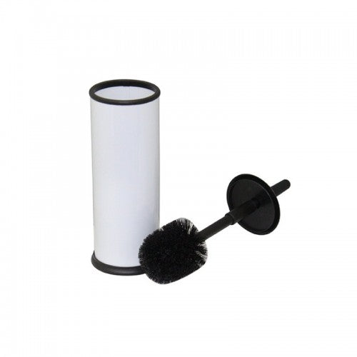 White Powder Coated Toilet Brush - Image 3
