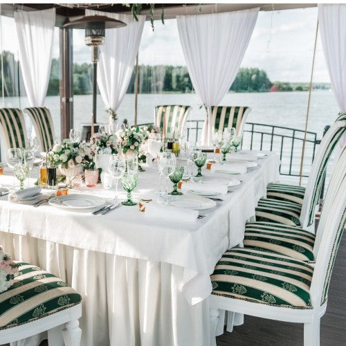 White Tablecloth 137 x 224 cm - Image 2