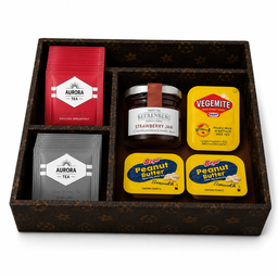 Handcrafted hotel leatherware amenities tray