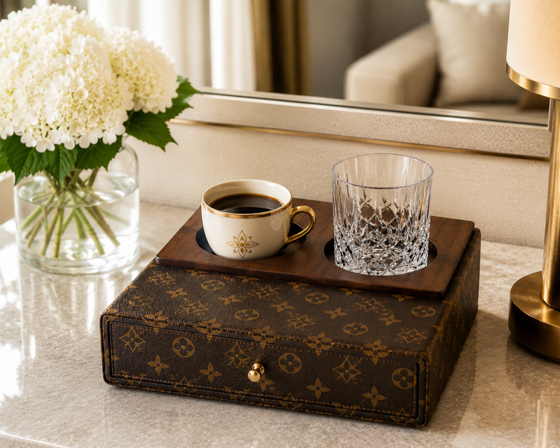 Zahara Gold Amenity Tray