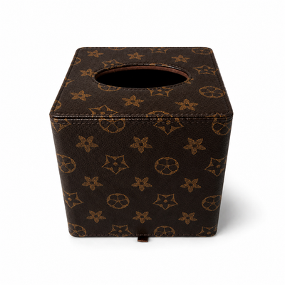 Zahara Gold Square Tissue Box